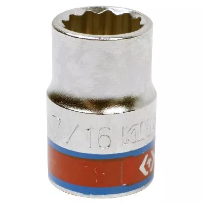 Головка торцевая стандартная двенадцатигранная 3/8&quot;, 7/16&quot;, дюймовая KING TONY 333014S KING TONY – анонс, характеристики, MST333014S 