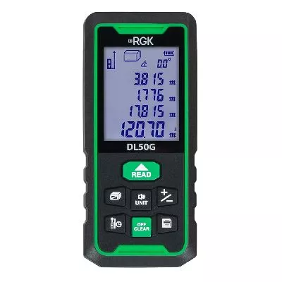 Лазерный дальномер RGK DL50G - зеленый луч (778176) RGK – анонс, характеристики, 