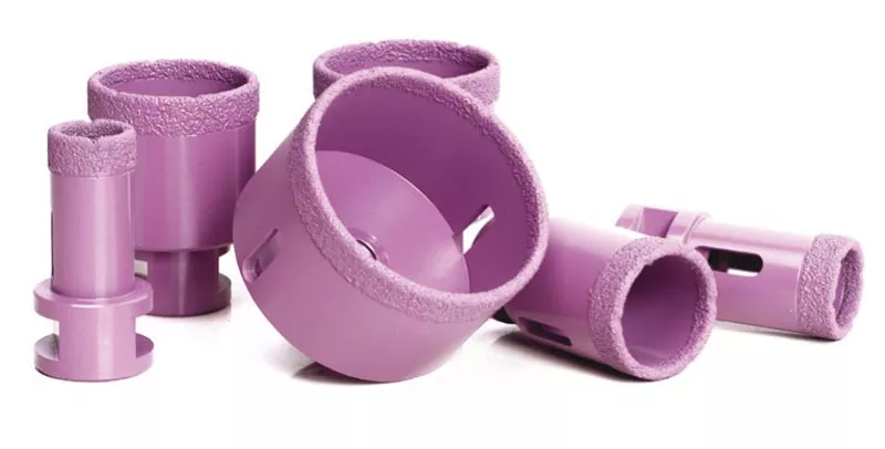 Вакуумная алмазная коронка по граниту, керамограниту MESSER D22,10