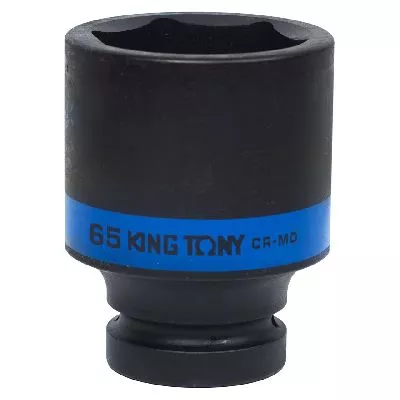 Головка торцевая ударная глубокая шестигранная 1&quot;, 65 мм KING TONY 843565M KING TONY – анонс, характеристики, MST843565M 