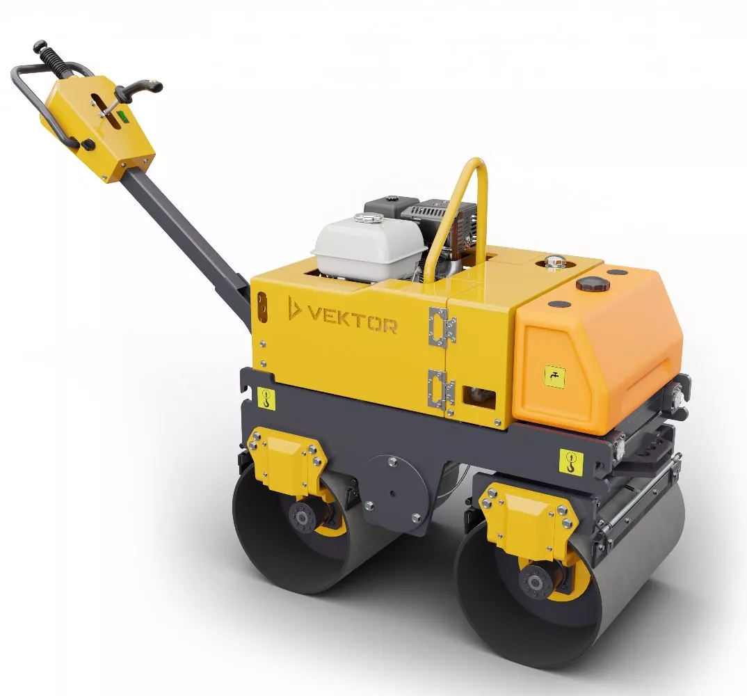 Виброкаток ручной двухвальцовый Vektor VRDR-800C
