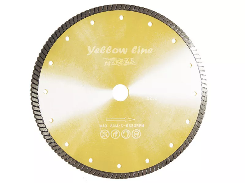 Алмазный диск MESSER Yellow Line Beton Турбо D350