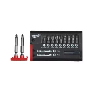 Набор бит для шуруповерта Milwaukee Compact Set SL / PH / PZ - 12шт – купить в , детальное изображение 
 Набор бит для шуруповерта Milwaukee Compact Set SL / PH / PZ - 12шт – купить в , подробное изображение