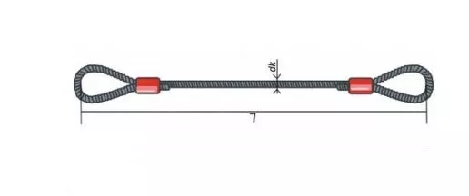 Фото строп канатный петлевой скп-2.0 5м официальный сайт:Стропы канатные Детальная фотография строп канатный петлевой скп-2.0 5м
