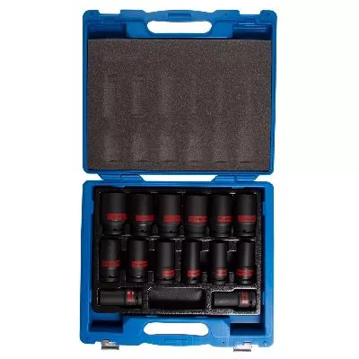 Набор ударных глубоких торцевых головок 3/4&quot;, шестигранные, 3/4&quot;-1-5/8&quot;, 14 предметов KING TONY 6414SP KING TONY – анонс, характеристики, MST6414SP 