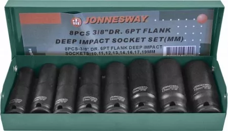 Набор головок ударных Jonnesway S03AD3108S – анонс, характеристики, S03AD3108S 