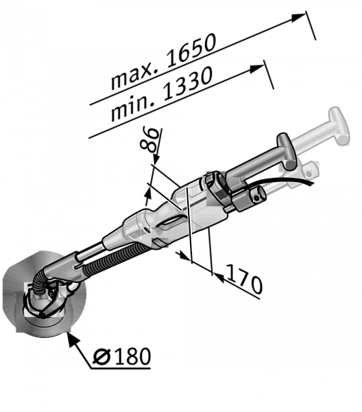 Детальное изображение : шлифмашина flex wst1000fv,kit estrich-whirljet