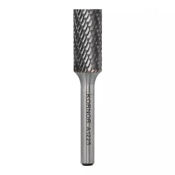Борфреза цилиндрическая KORNOR A1225BM06 насечка двойная типа А – купить в , детальное изображение 
 Борфреза цилиндрическая KORNOR A1225BM06 насечка двойная типа А – купить в , подробное изображение