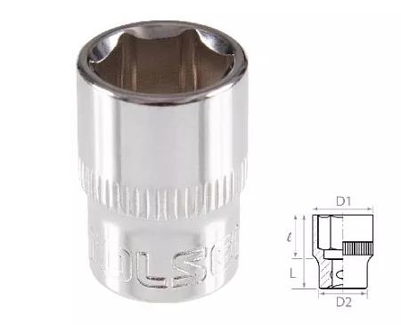 Головка торцевая стандартная шестигранная 3/8&quot;, 12 мм TOLSEN TT16312 TOLSEN – анонс, характеристики, MSTTT16312 