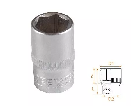 Головка торцевая стандартная шестигранная 3/8&quot;, 12 мм AFFIX AF00030012 AFFIX – анонс, характеристики, MSTAF00030012 