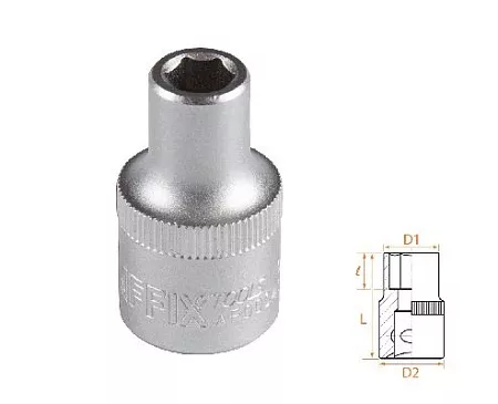 Головка торцевая стандартная шестигранная 1/2&quot;, 13 мм AFFIX AF00040013 AFFIX – анонс, характеристики, MSTAF00040013 