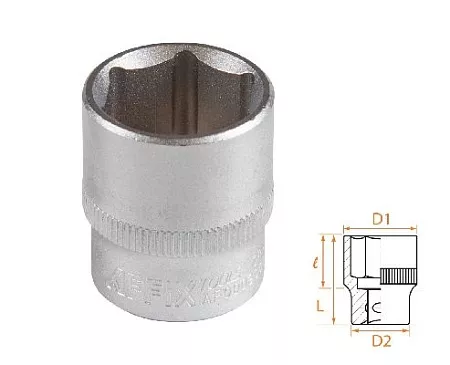 Головка торцевая стандартная шестигранная 3/8&quot;, 19 мм AFFIX AF00030019 AFFIX – анонс, характеристики, MSTAF00030019 