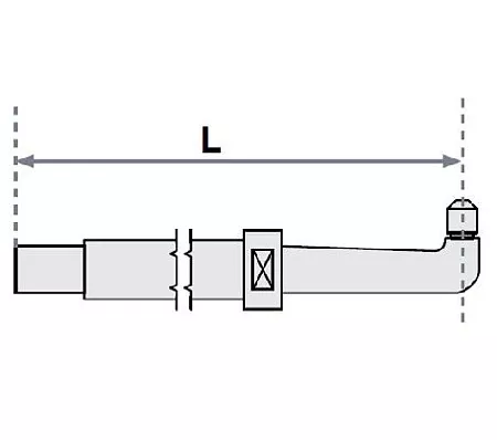 Нижнее плечо прямое FUBAG O 22х125 для SG4-6 19&nbsp;010 &#8381;