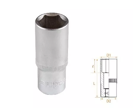 Головка торцевая глубокая шестигранная 3/8&quot;, 19 мм AFFIX AF00130019 AFFIX – анонс, характеристики, MSTAF00130019 