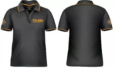 Набор футболок с логотипом бренда &quot;TOLSEN&quot; (размер: M-L-XL-XXL), черная, 6 шт TOLSEN TT90011 TOLSEN – анонс, характеристики, MSTTT90011 