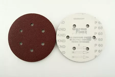 Круг ф150 мм с 6 отв. P220 KND на липучке GermaFlex – анонс, характеристики, 