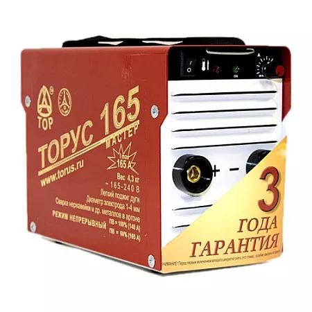 Сварочный аппарат инвертор TOP Торус-165 Мастер – анонс, характеристики, 