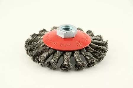 Щетка для УШМ металл GermaFlex вогнутая витая D125 – анонс, характеристики, 