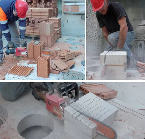 Электрическая алмазная цепная пила CARDI DV CD35-1500 бурение, сверление отверстий алмазными коронками Электрическая алмазная цепная пила CARDI DV CD35-1500 для сухой резки и мокрой