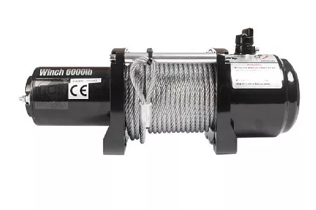 Акции в Инструмент-24 на лебедка (2948 кг/20 м) автомобильная tor 12 v p6000