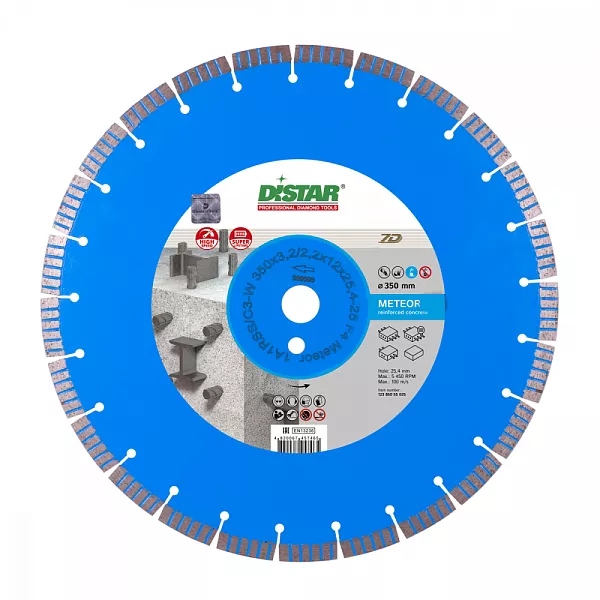 Алмазный диск DISTAR 1A1RSS/C3-W Meteor D350 : детальное описание и быстрый заказ