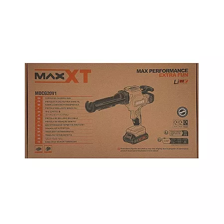 Аккумуляторный пистолет для герметика MAXXT, MDCG20V1, 0,3 л MAXXT – анонс, характеристики, 