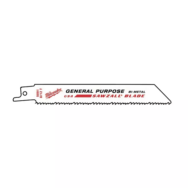Milwaukee 200 x 8/12 - 50шт Полотна дерево/металл/пластик – купить в , подробное изображение 
