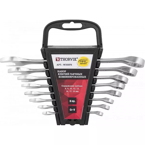 Набор ключей комбинированных Thorvik ARC W3S8PR 6-19 мм : 1&nbsp;110 &#8381; 
