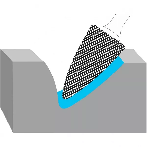 Борфреза гиперболическая с точечным торцом KORNOR G0413BM03 насечка двойная типа G – купить в , подробное изображение 
