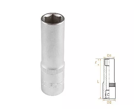 Головка торцевая глубокая шестигранная 1/2&quot;, 14 мм AFFIX AF00140014 AFFIX – анонс, характеристики, MSTAF00140014 