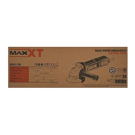 MAG1700 угловая зачистная машина (болгарка) MAXXT, 1700 W MAXXT – анонс, характеристики, 