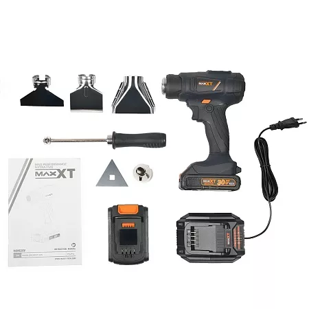 *MDHG20VX2P Аккумуляторный строительный фен MAXXT, 20V/2.0AH MAXXT – анонс, характеристики, 