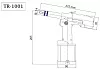 Пневмогидравлический заклепочник для резьбовых заклепок Bralo TR-1001 стоимость 218&nbsp;923 &#8381;