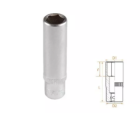 Головка торцевая глубокая шестигранная 1/4&quot;, 9 мм AFFIX AF00120009 AFFIX – анонс, характеристики, MSTAF00120009 
