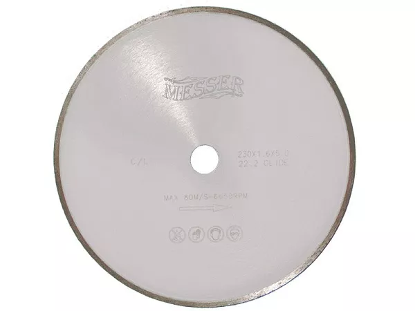 Алмазный диск MESSER С/L для керамической плитки D180 : детальное описание и быстрый заказ