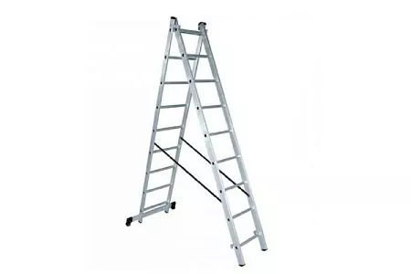 Акции в Инструмент-24 на лестница алюминиевая двухсекционная ла 2х9 вихрь, , шт