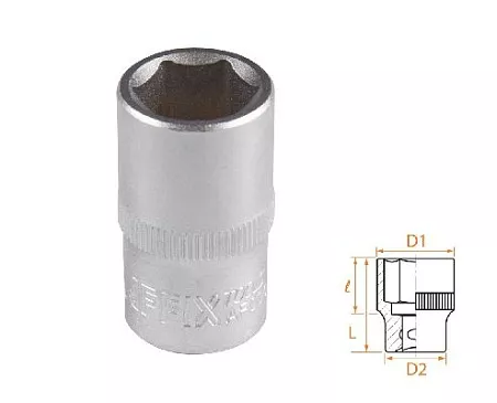 Головка торцевая стандартная шестигранная 1/2&quot;, 15 мм AFFIX AF00040015 AFFIX – анонс, характеристики, MSTAF00040015 