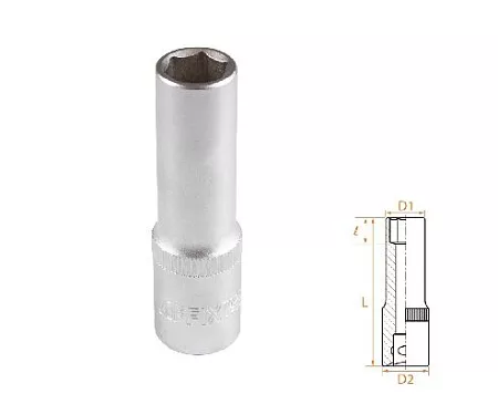 Головка торцевая глубокая шестигранная 1/2&quot;, 13 мм AFFIX AF00140013 AFFIX – анонс, характеристики, MSTAF00140013 