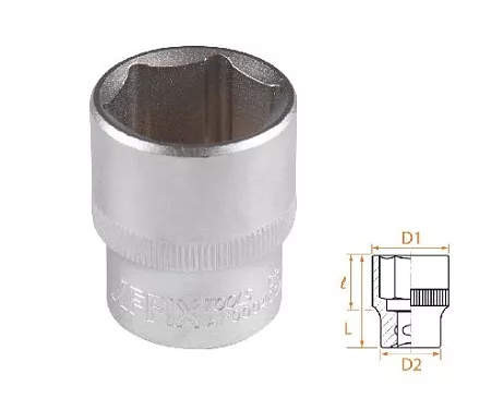 Головка торцевая стандартная шестигранная 1/2&quot;, 24 мм AFFIX AF00040024 AFFIX – анонс, характеристики, MSTAF00040024 