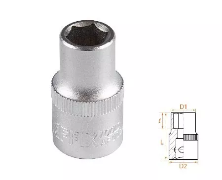 Головка торцевая стандартная шестигранная 1/2&quot;, 11 мм AFFIX AF00040011 AFFIX – анонс, характеристики, MSTAF00040011 