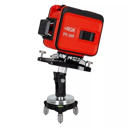 Комплект: лазерный уровень RGK PR-38R + штанга-упор RGK CG-2 (778794) RGK – анонс, характеристики, 