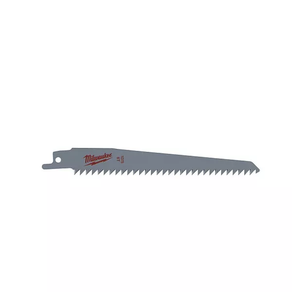 Полотна Milwaukee 230 x 6 Tpi - 5 шт по дереву и пластику – купить в , подробное изображение 

