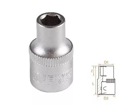 Головка торцевая стандартная шестигранная 3/8&quot;, 7 мм AFFIX AF00030007 AFFIX – анонс, характеристики, MSTAF00030007 