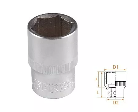Головка торцевая стандартная шестигранная 1/2&quot;, 19 мм AFFIX AF00040019 AFFIX – анонс, характеристики, MSTAF00040019 