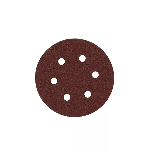 Шлиф. бумага - D 150 мм - 6 отверстий Milwaukee 150 mm GR 80 - 25шт – купить в , подробное изображение 
