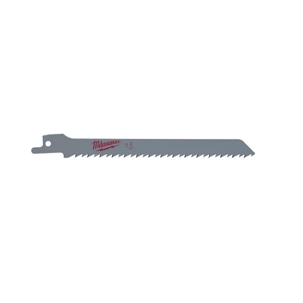 Полотна Milwaukee 230 x 6 Tpi - 5 шт по дереву и пластику – купить в , подробное изображение 
