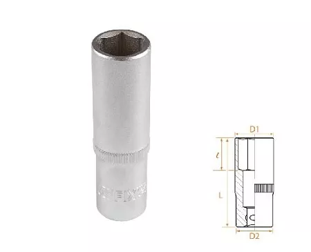 Головка торцевая глубокая шестигранная 1/2&quot;, 15 мм AFFIX AF00140015 AFFIX – анонс, характеристики, MSTAF00140015 