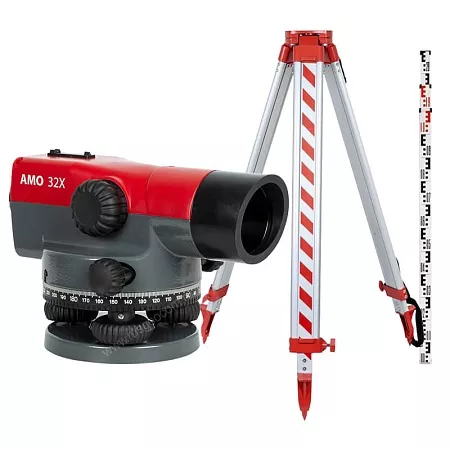 Комплект оптический нивелир AMO 32X + штатив + рейка RGK TS-7 (852671) AMO – анонс, характеристики, 