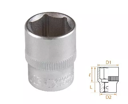 Головка торцевая стандартная шестигранная 3/8&quot;, 16 мм AFFIX AF00030016 AFFIX – анонс, характеристики, MSTAF00030016 