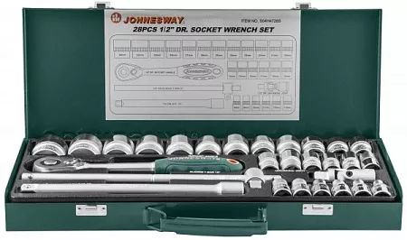 Набор головок торцевых Jonnesway S04H4728S – анонс, характеристики, S04H4728S 